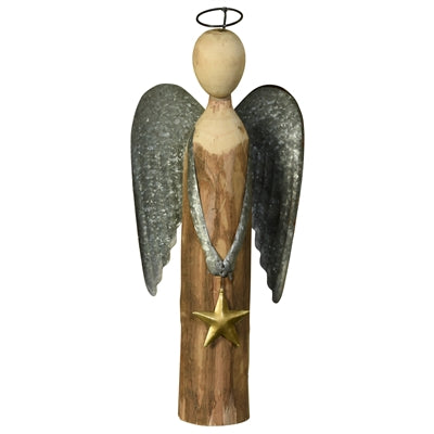 Angel with Star Sculpture