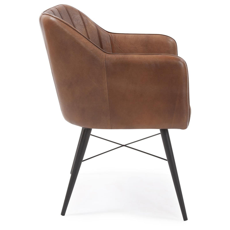 Houston Leather Arm Chair