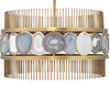 Jamie Young Upsala Pale Lavender Agate Chandelier