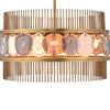 Jamie Young Upsala Pale Lavender Agate Chandelier