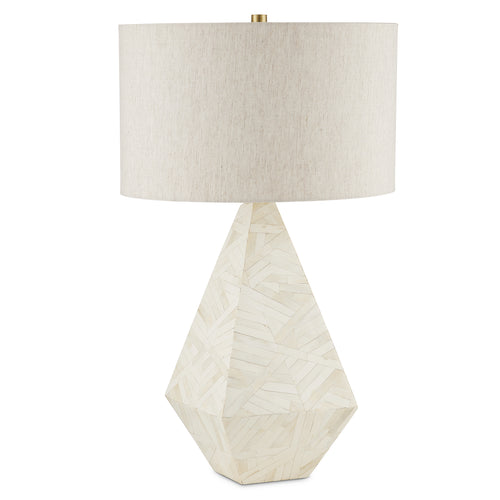 Currey & Co Elysium White Table Lamp