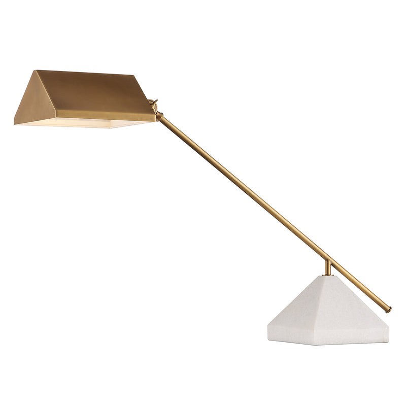 Currey & Co Repertoire Brass Desk Lamp