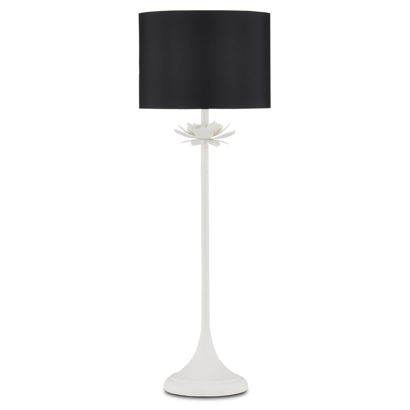 Currey & Co Bexhill White Console Lamp - Final Sale