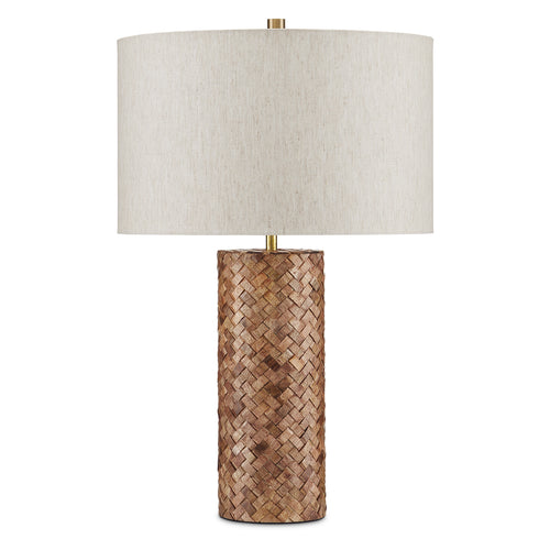 Currey & Co Meraki Wood Table Lamp