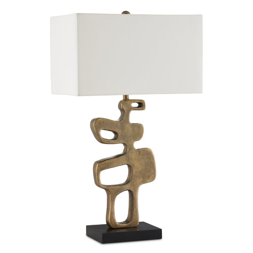 Currey & Co Mithra Brass Table Lamp