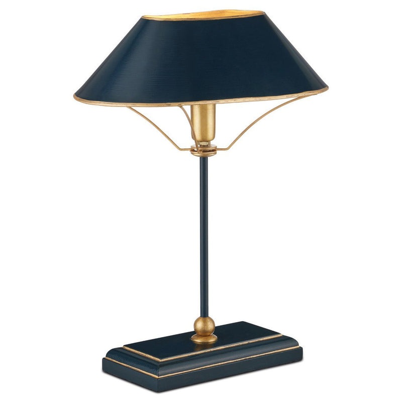 Currey & Co Daphne Navy Table Lamp