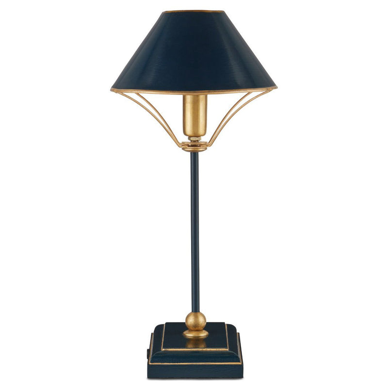 Currey & Co Daphne Navy Table Lamp