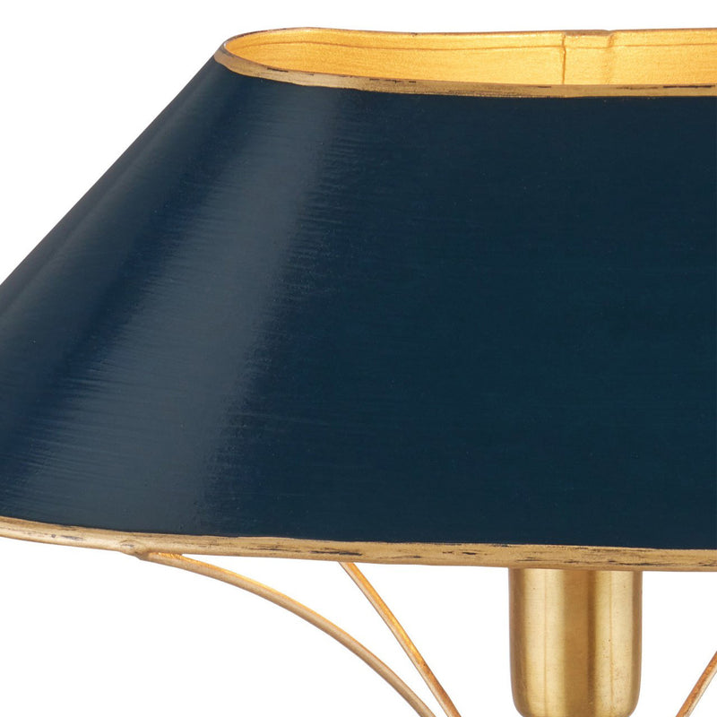 Currey & Co Daphne Navy Table Lamp