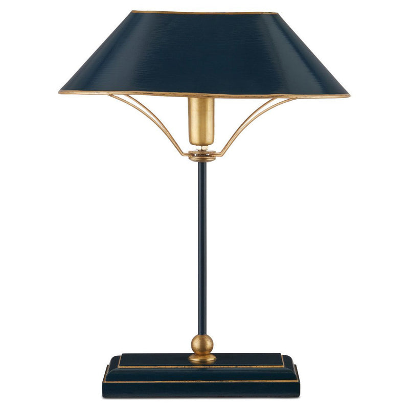 Currey & Co Daphne Navy Table Lamp