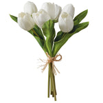 Tulip White Bundle Foilage