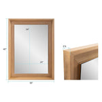 Danton Floating Rectangular Vanity Wall Mirror