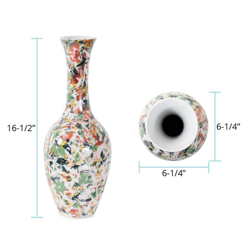 Jardin Colore Necked Vase