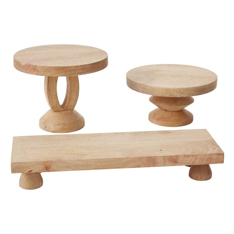 Corzo Wood Pedestal