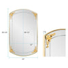 Brockwell Gold Gilded Vanity Wall Mirror