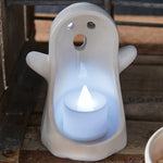 Ghost Tea Light Holder with LED Set of 4