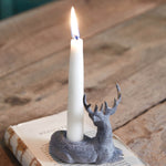 Kneeling Deer Taper Candle Holder