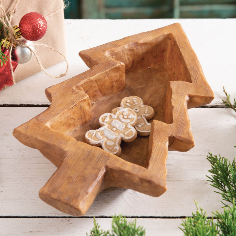 Christmas Tree Dough Display Bowl