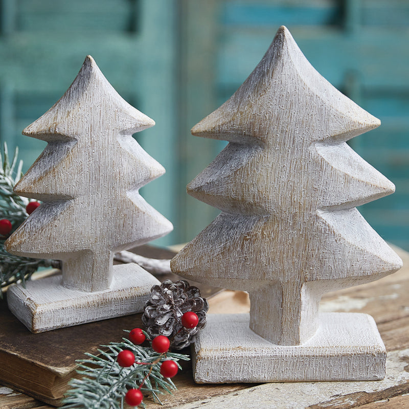 Woodland Trees Sculpture Set of 2