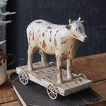 Toy Cow Decorative Sculpture