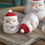 Winking Santa Salt & Pepper Shakers