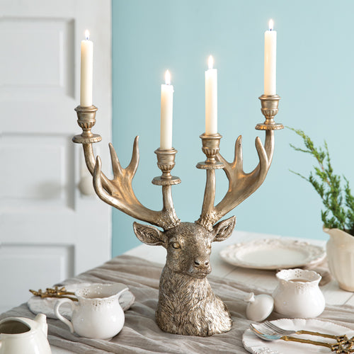 Stag Head Candelabra