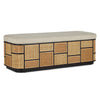 Currey & Co Anisa Black Storage Bench