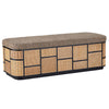 Currey & Co Anisa Black Storage Bench