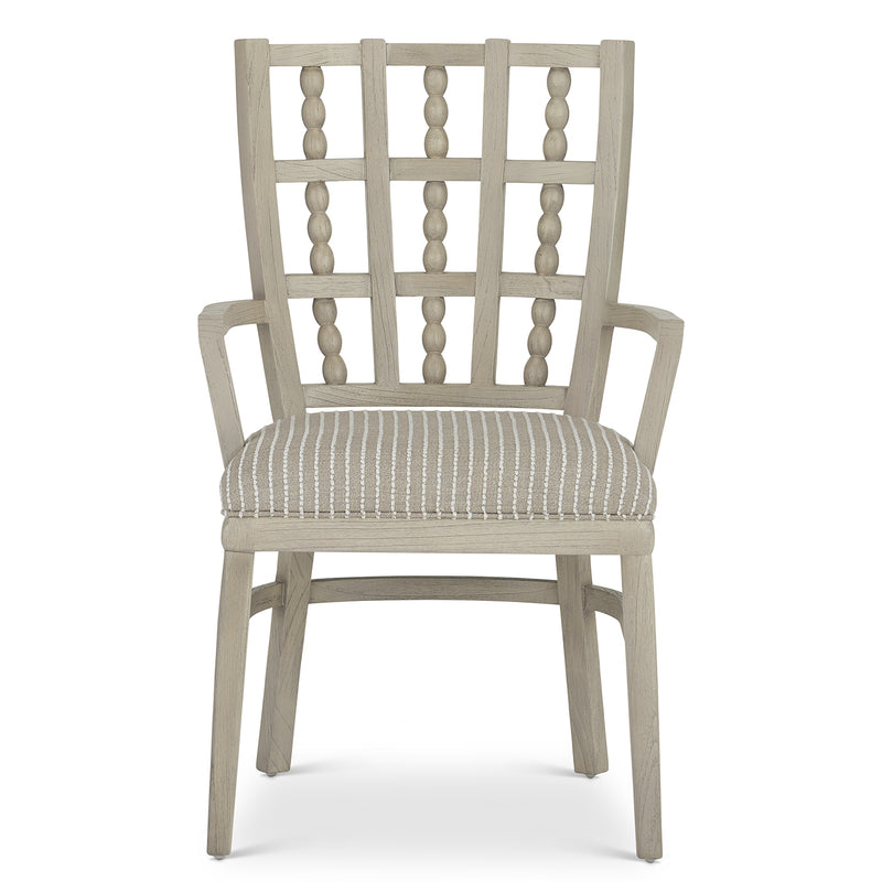 Currey & Co Norene Gray Armchair - Final Sale