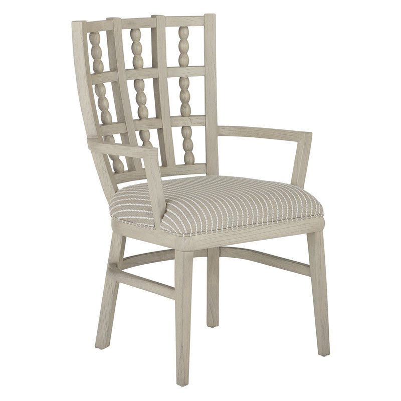 Currey & Co Norene Gray Armchair - Final Sale