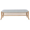 Currey & Co Melanie Blonde Bench