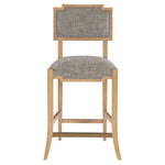 Currey & Co Melanie Blonde Counter Stool