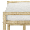 Currey & Co Olisa Pearl Bench