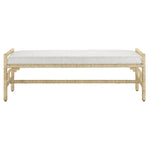 Currey & Co Olisa Pearl Bench