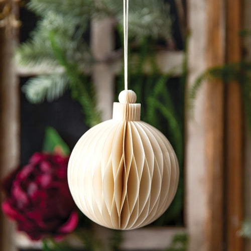 Honeycomb Tree Ornament Set of 4