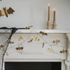 Winged Bat Gold Garland Set of 2