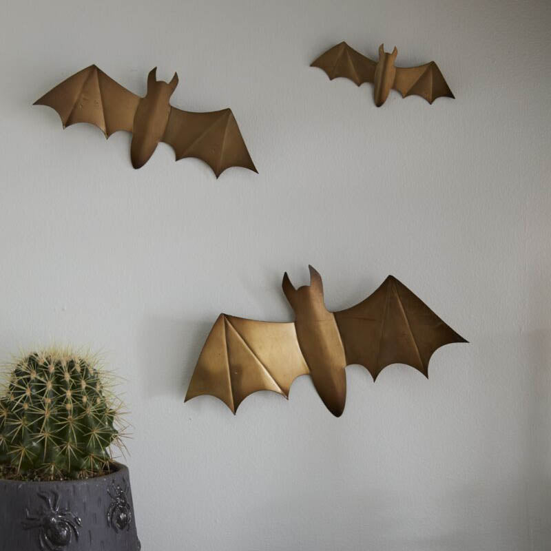 Winged Bat Wall Decor Set of 18