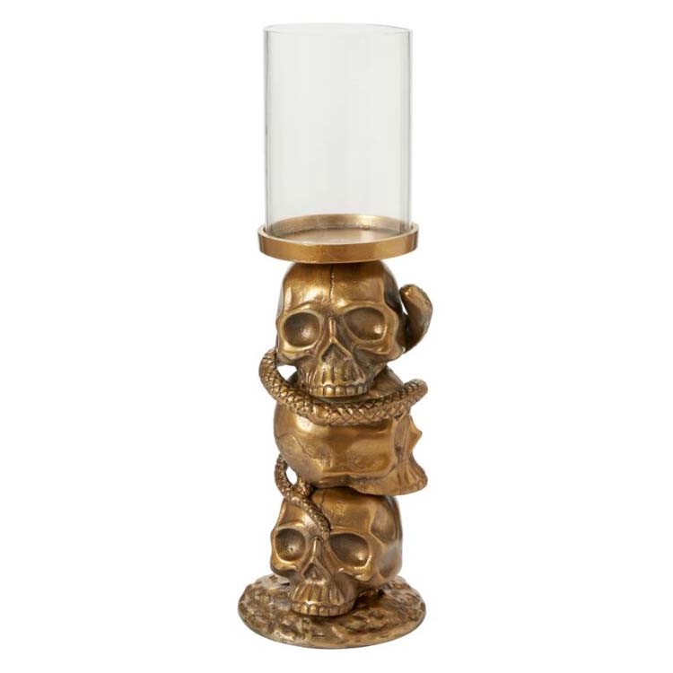 Skull Tower Candleholder