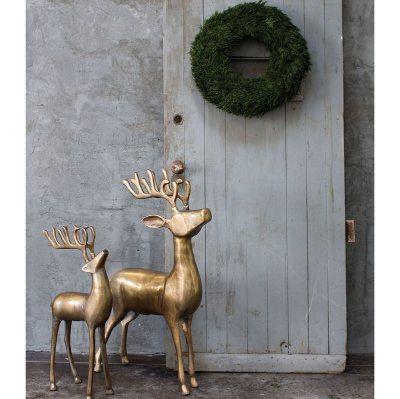 Aluminum Reindeer Statue