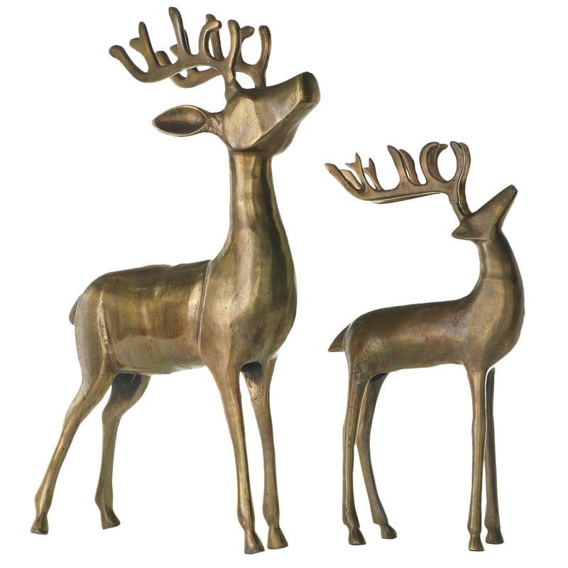 Aluminum Reindeer Statue