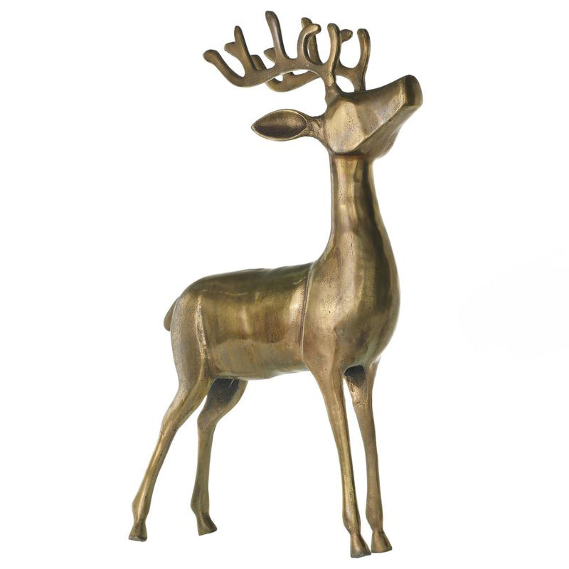 Aluminum Reindeer Statue