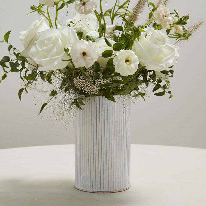 Whitewashed Norah Vase