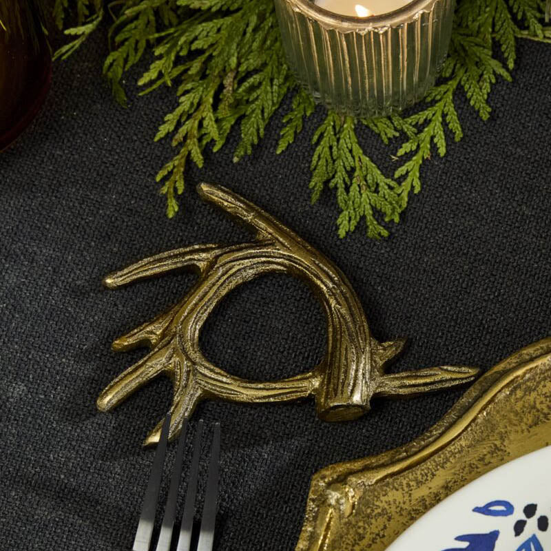 Elk Napkin Ring Set of 6