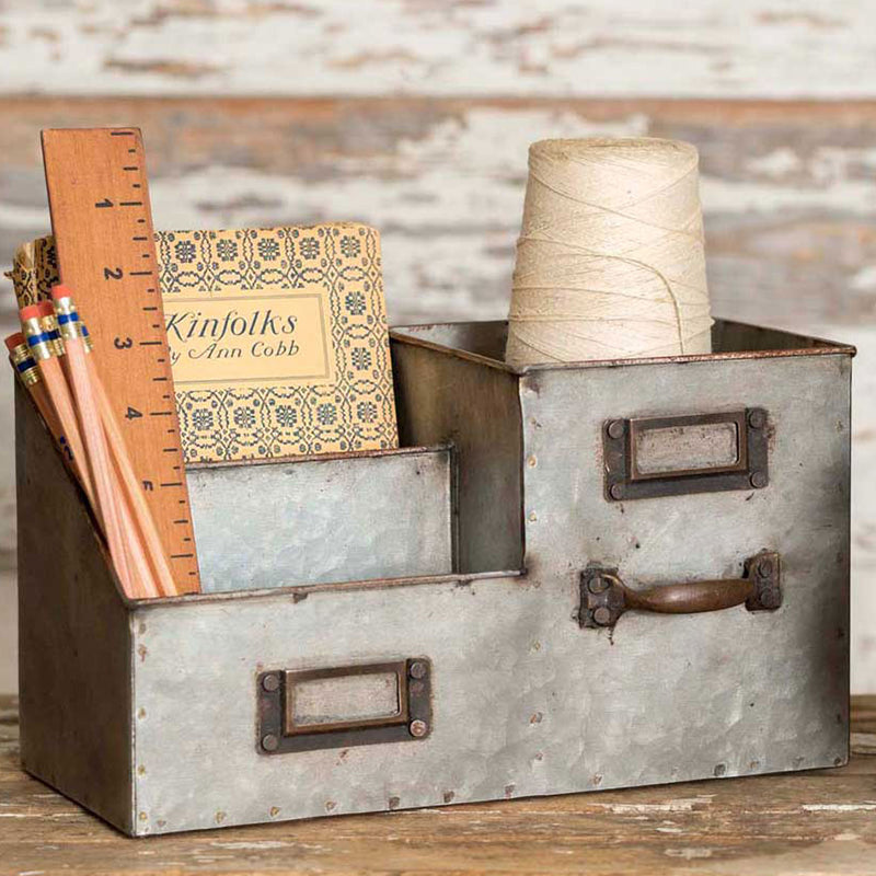 Three Bin Desk Organizer