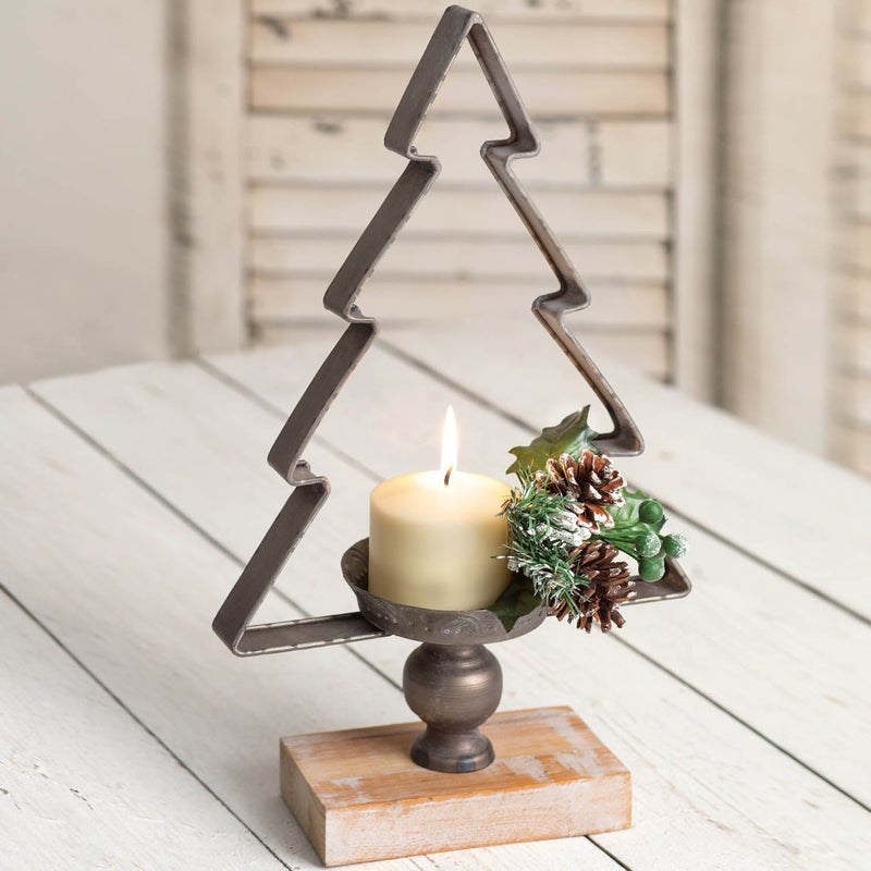 Christmas Tree Candle Holder