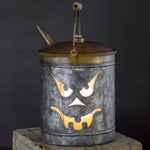 Jack-O'-Lantern Oil Can Candleholder