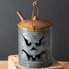 Jack-O'-Lantern Oil Can Candleholder