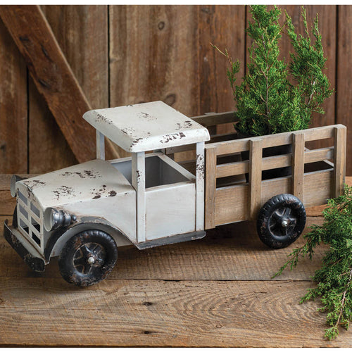 Retro Farm Truck Sculpture