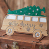 Christmas Camper Van Tabletop Decor