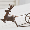 Reindeer and Sleigh Votive Candle Holder