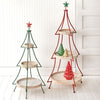 Tiered Christmas Tree Display Set of 2